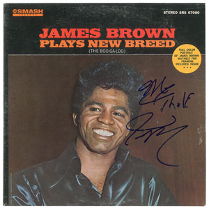 Lot #9338 James Brown Signed Album