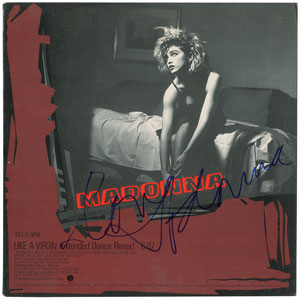 Lot #9376  Madonna Signed Album