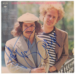 Lot #9403  Simon and Garfunkel Signed Album