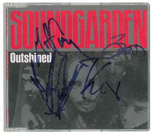 Lot #9406  Soundgarden Signed CD