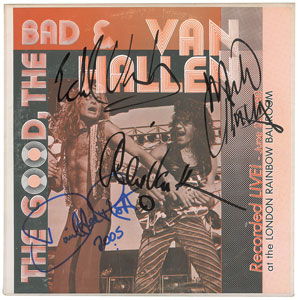 Lot #9414  Van Halen Signed Album - Image 1