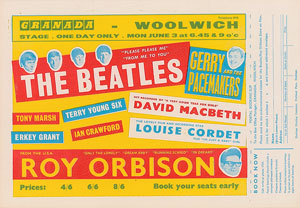 Lot #9026  Beatles 1963 Granada Woolwich Handbill