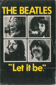 Lot #9057  Beatles 1970 'Let It Be' Movie Booklet - Image 1