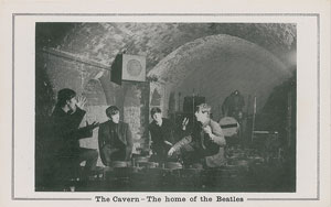 Lot #9060  Beatles 1963 Cavern Club Promotional Card - Image 1
