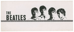 Lot #9053  Beatles 1963 NEMS Enterprises Business Card - Image 1