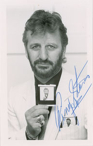 Lot #9045 Ringo Starr and Barbara Bach Signed Photographs - Image 1