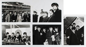 Lot #9063  Beatles 1960s Airport Photographs - Image 1