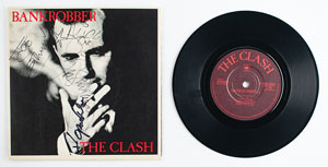 Lot #9257 The Clash Signed 45 RPM Record - Image 1