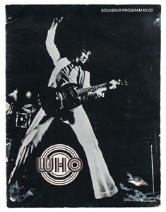 Lot #9091 The Who 1971 Tour Program - Image 1