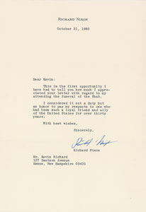 Lot #92 Richard Nixon - Image 1