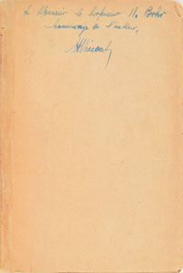Lot #13 Pierre Bricout Signed Book from Niels Bohr's Library - Image 2