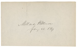 Lot #128 Millard Fillmore - Image 2