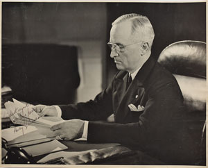 Lot #75 Harry S. Truman - Image 1