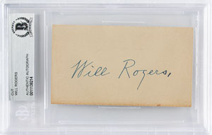 Lot #674 Will Rogers - Image 1