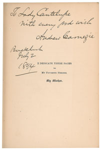 Lot #250 Andrew Carnegie - Image 2