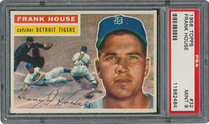 Lot #6034  1956 Topps #32 Frank House - PSA MINT 9 - one Higher! - Image 1