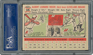 Lot #6037  1956 Topps #35 Al Rosen - PSA MINT 9 - three Higher! - Image 2