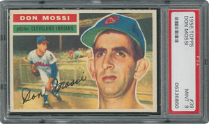 Lot #6041  1956 Topps #39 Don Mossi - PSA MINT 9 - two Higher! - Image 1