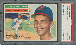 Lot #6061  1956 Topps #59 Jose Santiago - PSA MINT