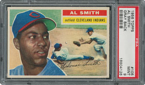 Lot #6117  1956 Topps #105 Al Smith - PSA MINT 9 - None Higher! - Image 1