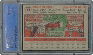 Lot #6134  1956 Topps #122 Willard Nixon - PSA MINT 9 - None Higher! - Image 2