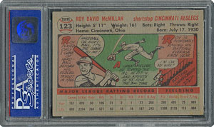 Lot #6135  1956 Topps #123 Roy McMillan - PSA MINT 9 - None Higher! - Image 2