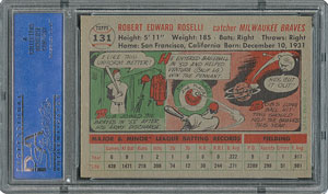 Lot #6143  1956 Topps #131 Bob Roselli - PSA NM-MT 8 - Image 2