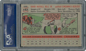 Lot #6174  1956 Topps #162 Gus Bell - PSA MINT 9 - one Higher! - Image 2