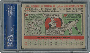 Lot #6254  1956 Topps #242 Hershell Freeman - PSA MINT 9 - one Higher! - Image 2