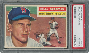 Lot #6257  1956 Topps #245 Billy Goodman - PSA MINT 9 - one Higher! - Image 1