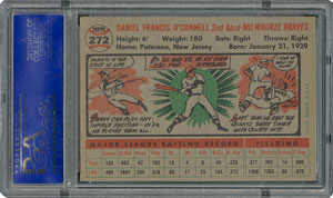 Lot #6284  1956 Topps #272 Danny O'Connell - PSA MINT 9 - one Higher! - Image 2