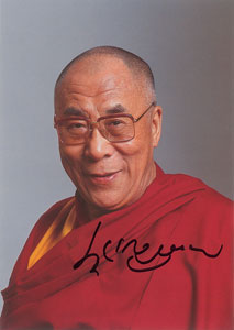 Lot #262  Dalai Lama
