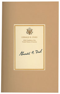 Lot #130 Gerald Ford - Image 1