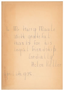 Lot #183 Helen Keller - Image 2
