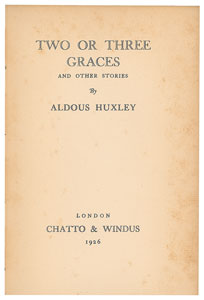 Lot #601 Aldous Huxley - Image 3