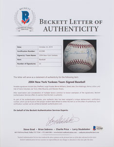 Lot #1134  NY Yankees: 2004 - Image 6