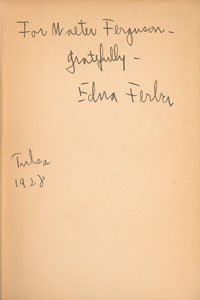 Lot #587 Edna Ferber - Image 1