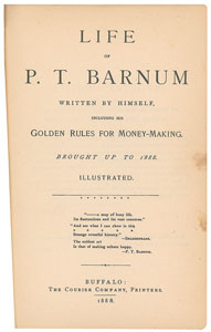 Lot #194 P. T. Barnum - Image 3