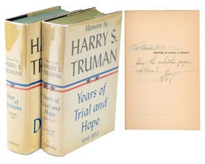 Lot #166 Harry S. Truman - Image 1