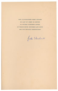 Lot #545 John Steinbeck - Image 2