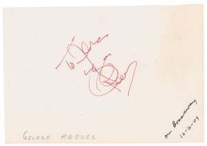 Lot #839 George Reeves - Image 1
