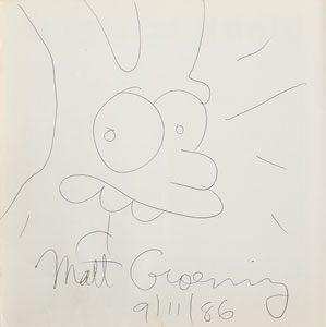 Lot #484 Matt Groening - Image 2