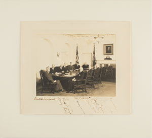 Lot #74 Franklin D. Roosevelt and Cabinet