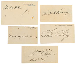 Lot #124  Early 20th Century Presidents - Image 1