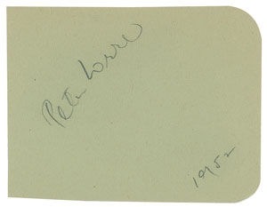 Lot #956 Peter Lorre - Image 1