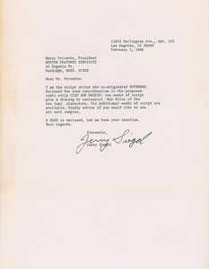 Lot #490 Jerry Siegel - Image 1
