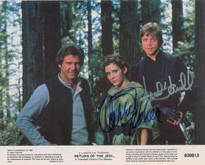 Lot #1012  Star Wars: Fisher and Hamill