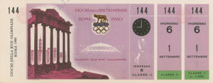 Lot #3061  Rome 1960 Summer Olympics Tickets - Image 8