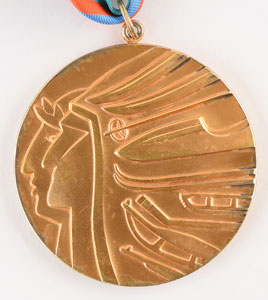 Lot #3105  Calgary 1988 Winter Olympics Gold Winner's Medal - Image 1