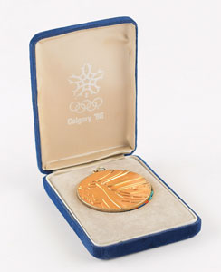 Lot #3105  Calgary 1988 Winter Olympics Gold Winner's Medal - Image 7